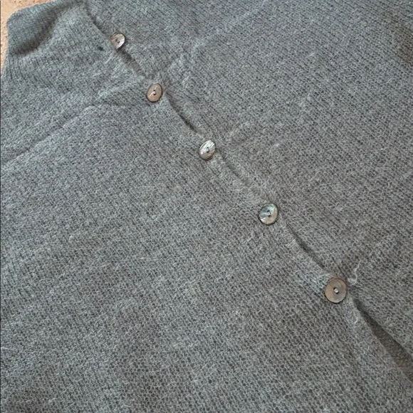 EUC Margaret O'Leary handknit mohair sweater *slate blue * sz 2 - Picture 7 of 8